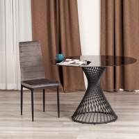 Стул Easy Chair (mod. 24-1) Dark grey (тёмно-серый) HLR24 / чёрный - Изображение 1